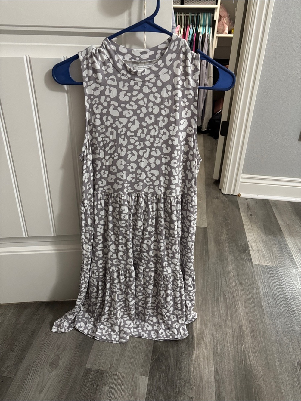 Animal print dress